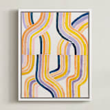 "dawnlight" - Art Print in Sunny by Lise Gulassa - Framed Canvas