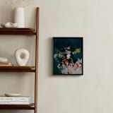 "Blue Hour" - Art Print in Deep Teal by Parima Studio - In a Room