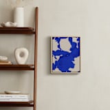 "Blue Ink Ocean" - Art Print in Ocean Blue by cyrille gulassa - In a Room