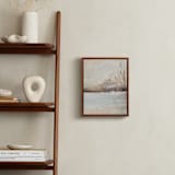 "Winter Walk 2" - Art Print in Peach by Lindsay Megahed - In a Room