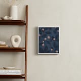 "Moody Florals I" - Art Print in Pale Pink by Angel Walker - In a Room