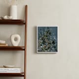 "Hydrangeas at Dusk" - Art Print in Ocean by Kelly Ventura - In a Room