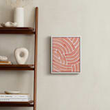 "Curvy lines" - Art Print in Ginger by Kristine Sarley - In a Room