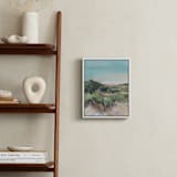 "Sunset on the Dunes 1" - Art Print in Misty Blue by AlisonJerry - In a Room
