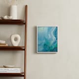 "Under Water" - Art Print in Sea Blue by Chelsey Scott - In a Room