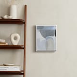 "Construct 3" - Art Print in Soft Blues by Ashleigh Ninos - In a Room