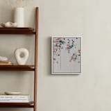 "Cascade" - Art Print in Coral by Sonal Nathwani - In a Room