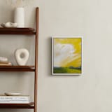 "Western Dawn" - Art Print in Cadmium Yellow by Stephanie Goos Johnson - In a Room