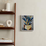 "Get To The Point" - Art Print in Southwest Blue by Marla Beyer - In a Room