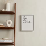 "Love one, Love all" - Art Print in white by Maja Cunningham - In a Room