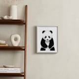 "Baby Panda" - Art Print in midnight by Cass Loh - In a Room