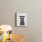 "Baby Raccoon" - Art Print in umber by Cass Loh - In a Room