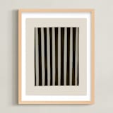 "True Stripes 1" - Art Print in Zebra by Kamala Nahas - Framed