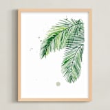 "Summer Palms" - Art Print in Palm Tree by Kelsey McNatt - Framed