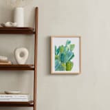 "Cacti" - Art Print in Cactus green by Alexandra Dzh - In a Room