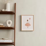 "My Little Ballerina" - Art Print in Peach by Belia Simm - In a Room