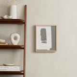 "Empty Square 1" - Art Print in Sage Green by Shiho Whitehead - In a Room