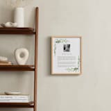 "Verdure Obituary Print" - Custom Print in White by Leah Bisch - In a Room
