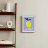 "My Fruity Family I" - Art Print in Light Purple by Marta Crea - In a Room