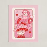 "The King and Queen: Custom Print" - Custom Print in Bubblegum by Jenna Holcomb - Unframed
