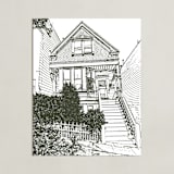 "House: Portrait Orientation Custom Print" - Custom Print in Olive Shadow by Minted - Unframed