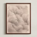 "La Nube" - Art Print in Vintage Ivory by jinseikou - Framed