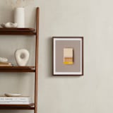 "Unstruck Yellow" - Art Print in Color Match Yellow by Andrew McClintock - In a Room