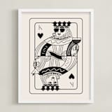 "The King: Custom Print" - Custom Print in Champagne by Jenna Holcomb - Framed