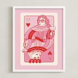 "The King and Queen: Custom Print" - Custom Print in Bubblegum by Jenna Holcomb - Framed