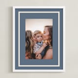 "Distant Border: Portrait" - Framed Photo in Blueberry by Angela Garrick - Framed