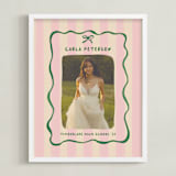 "Whimsical Stripes: Portrait Framed Photo" - Framed Photo in Raspberry Matcha by Vera Lim - Framed