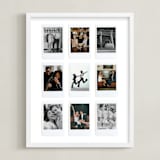 "Nine Photo: Portrait Framed Photo" - Framed Photo in Cloud by Olivia Kanaley Inman - Framed