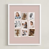 "9 Snaps" - Framed Photo in Dusty Blush by Hooray Creative - Framed
