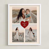 "Heart Tag: Portrait Framed Photo" - Framed Photo in Cookie Dough by Stacy Maalouf - Framed