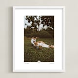 "With a Heart: Portrait Framed Photo" - Framed Photo in Taupe by Laura Hamm - Framed
