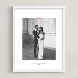 "Small Bow: Portrait Framed Photo" - Framed Photo in Petal by Annie Shapiro - Framed