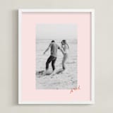 "Scripted Heart: Framed Photo" - Framed Photo in Crayon by Claudia Orengo - Framed