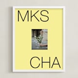 "Contemporary Color: Framed Photo" - Framed Photo in Sunshine by Minted - Framed