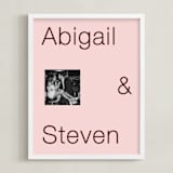 "Bold Love: Framed Photo" - Framed Photo in Blush by Minted - Framed