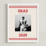 "Team Grad: Portrait Framed Photo" - Framed Photo in Cherry by Louise Kay - Framed