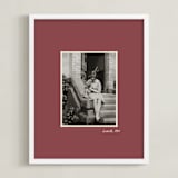"Old Time: Portrait" - Framed Photo in Rosewood by letterfix - Framed