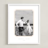 "Bevel Border: Portrait" - Framed Photo in Cream by Carolyn MacLaren - Framed