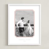 "Bevel Border: Portrait" - Framed Photo in Blush by Carolyn MacLaren - Framed