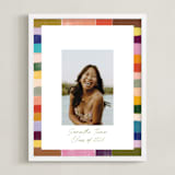 "Colorful Tiles: Portrait Framed Photo" - Framed Photo in Olive by Sierra Lee - Framed