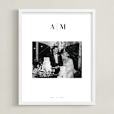 "Monogram: Landscape Framed Photo " - Framed Photo in White by Minted - Framed