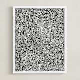 "10,000 Grains" - Art Print in Charcoal by Bryn Wears-Fitipaldi - Framed