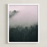 "The Mist" - Art Print in Soft by Olivia Faye Co - Framed