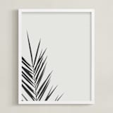 "One" - Art Print in Charcoal by Stacy Cooke - Framed