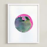 "No. 1 Departure" - Art Print in Emerald by Stephanie Nowotarski - Framed