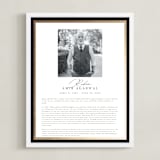 "Classic Edge" - Custom Foil Print in White by Nicole Walsh - Framed